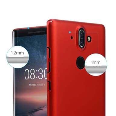 Nokia 8 Sirocco Skal Fodral Case (Röd)