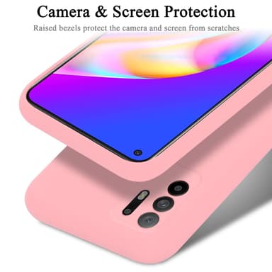 Oppo A94 5G Skal Fodral Case (Rosa)