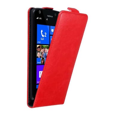 Nokia Lumia 925 Flipfodral Skal (Röd)