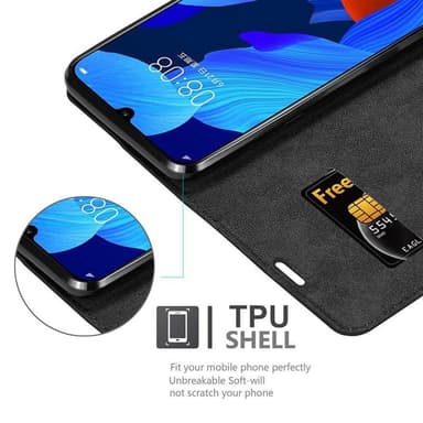 Huawei NOVA 5 / 5 PRO Skal Fodral Case (Svart)