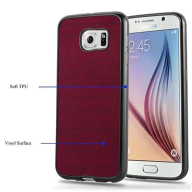 Samsung Galaxy S6 Skal Fodral Case (Röd)