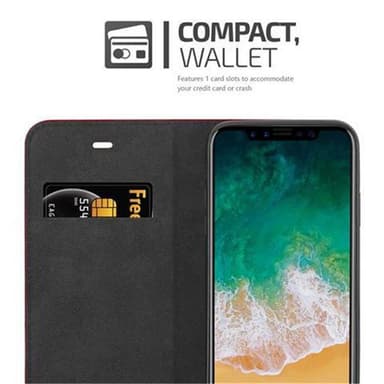iPhone X / XS Skal Fodral Case (Röd)