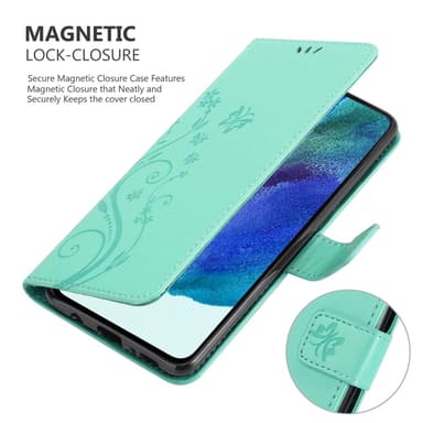 Samsung Galaxy S22 PLUS Plånboksfodral Skal (Turkos)