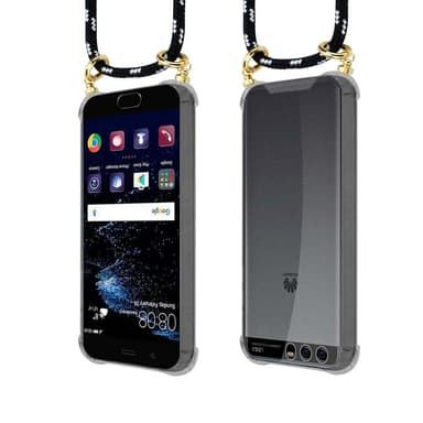 Huawei P10 Skal Fodral Kedja (Svart)