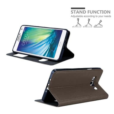 Samsung Galaxy A7 2015 Plånboksfodral Skal (Brun)