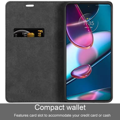 Motorola EDGE 30 PRO / EDGE+ Skal Fodral Case (Svart)