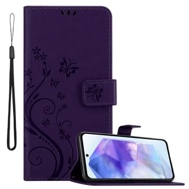 Samsung Galaxy A55 Plånboksfodral Skal (Lila)