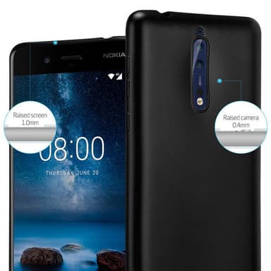 Skal Nokia 8 2017 Fodral Case (Svart)