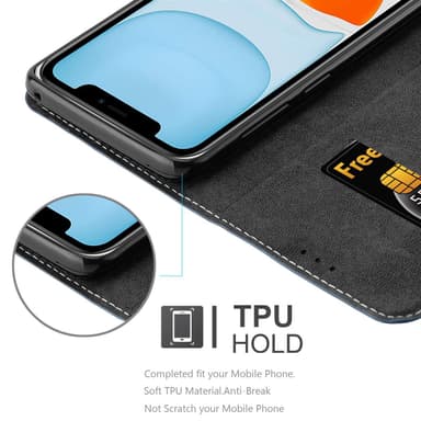 iPhone 11 Skal Fodral Case (Blå)