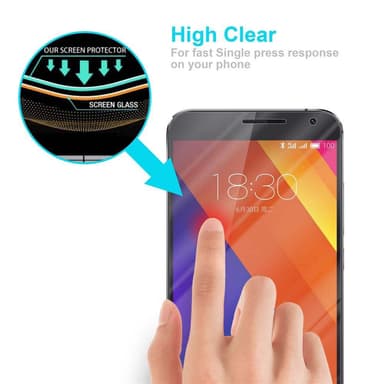 MEIZU MX5 Skyddsglas Skyddsfilm Skärmskydd