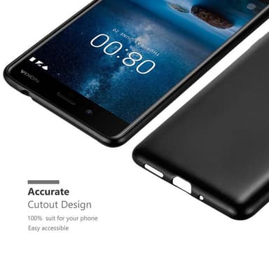 Skal Nokia 8 2017 Fodral Case (Svart)