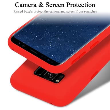 Samsung Galaxy S8 Skal Fodral Case (Röd)