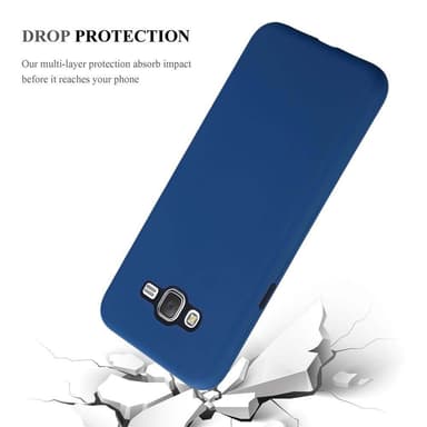 Samsung Galaxy J7 2015 Skal Fodral Case (Blå)