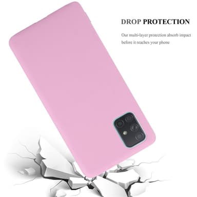 Skal Samsung Galaxy A71 5G Fodral Case (Rosa)