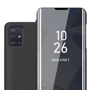 Samsung Galaxy A51 5G Plånboksfodral Skal (Svart)