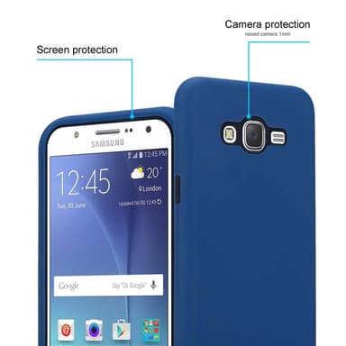 Samsung Galaxy J7 2015 Skal Fodral Case (Blå)