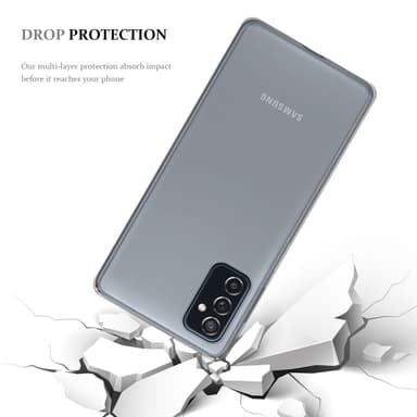 Samsung Galaxy M52 5G Skal Fodral Case (Transparent)