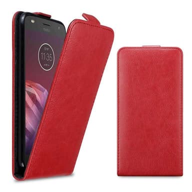 Motorola MOTO Z2 PLAY / Z2 FORCE Flipfodral Skal (Röd)
