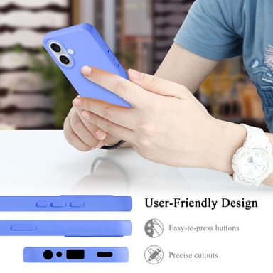 iPhone 16 PLUS Skal Fodral Case (Violett)