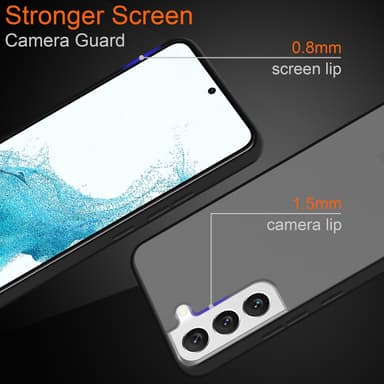 Samsung Galaxy S22 Skal Fodral Case (Transparent)