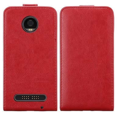 Motorola MOTO Z2 PLAY / Z2 FORCE Flipfodral Skal (Röd)