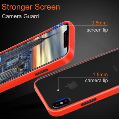 iPhone X / XS Skal Fodral Case (Transparent)