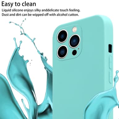 iPhone 14 PRO MAX Skal Fodral Kedja (Turkos)
