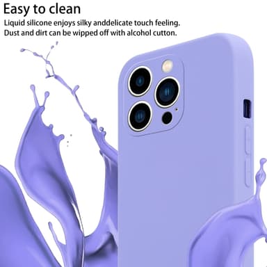 iPhone 14 PRO Skal Fodral Kedja (Lila)