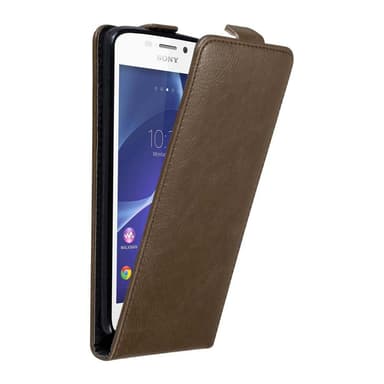 Sony Xperia M2 / M2 AQUA Flipfodral Skal (Brun)