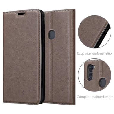 Samsung Galaxy A11 / M11 Skal Fodral Case (Brun)