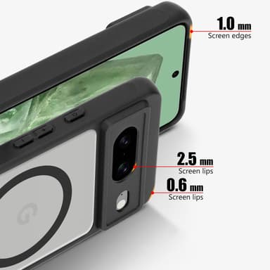 Google Pixel 8 5G Skal Fodral kompatibel MagSafe