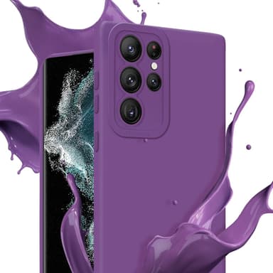 Samsung Galaxy S22 ULTRA Skal Fodral Case (Lila)