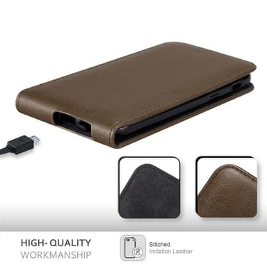 Samsung Galaxy A5 2017 Flipfodral Skal (Brun)
