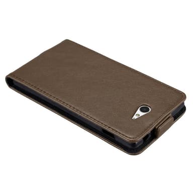 Sony Xperia M2 / M2 AQUA Flipfodral Skal (Brun)