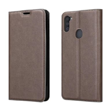 Samsung Galaxy A11 / M11 Skal Fodral Case (Brun)