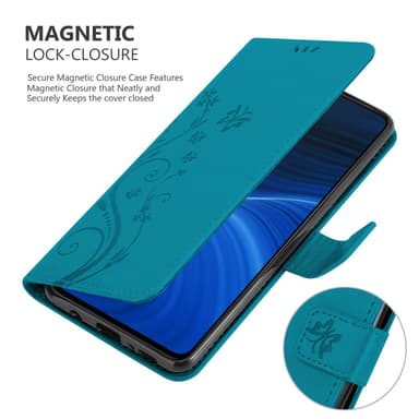Realme X2 PRO / Oppo Reno Ace Plånboksfodral Skal (Blå)