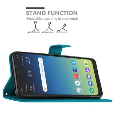 Google PIXEL 5 Plånboksfodral Skal (Lila)
