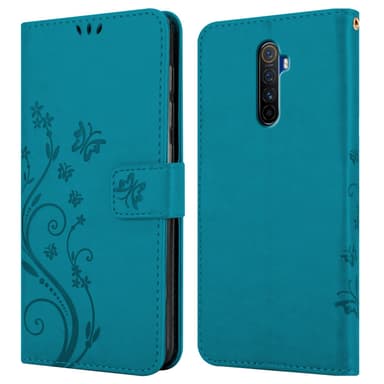 Realme X2 PRO / Oppo Reno Ace Plånboksfodral Skal (Blå)