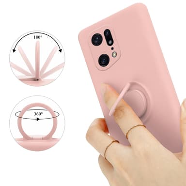 Skal Oppo FIND X5 PRO Fodral Case (Rosa)