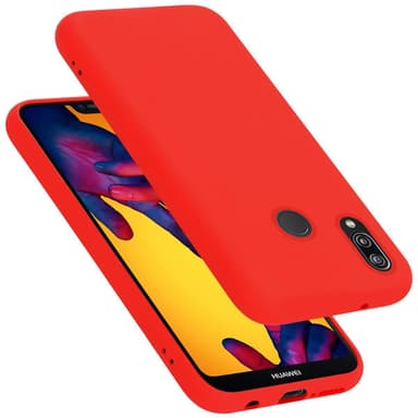 Huawei P20 LITE 2018 / NOVA 3E Skal Fodral Case (Röd)