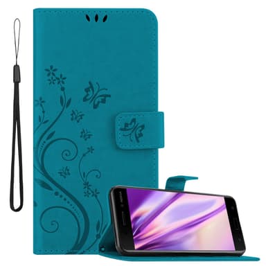 Nokia 6.1 Plånboksfodral Skal (Blå)
