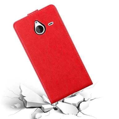 Nokia Lumia 640 XL Flipfodral Skal (Röd)