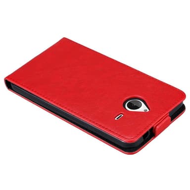 Nokia Lumia 640 XL Flipfodral Skal (Röd)