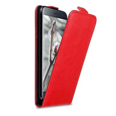 Asus ZenFone 3 (5.2 tum) Flipfodral Skal (Röd)