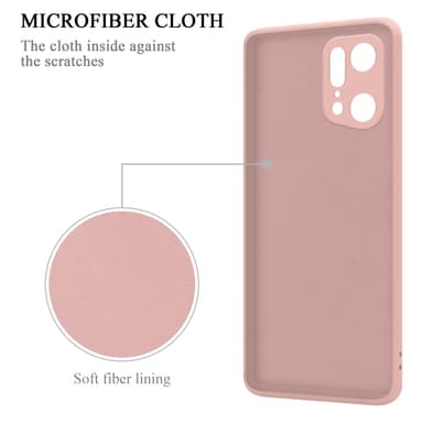 Skal Oppo FIND X5 PRO Fodral Case (Rosa)
