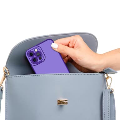 iPhone 12 PRO MAX Skal Fodral Case (Lila)