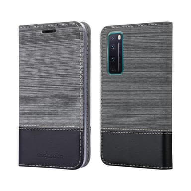 Huawei NOVA 7 5G Plånboksfodral Skal (Grå)