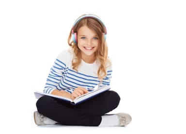 JBL Jr. 310BT trådlösa on-ear hörlurar (blå/rosa)