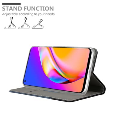 Oppo A94 5G Plånboksfodral Skal (Blå)