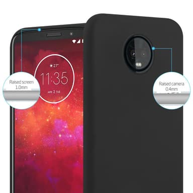Skal Motorola MOTO Z3 PLAY Fodral Case (Svart)